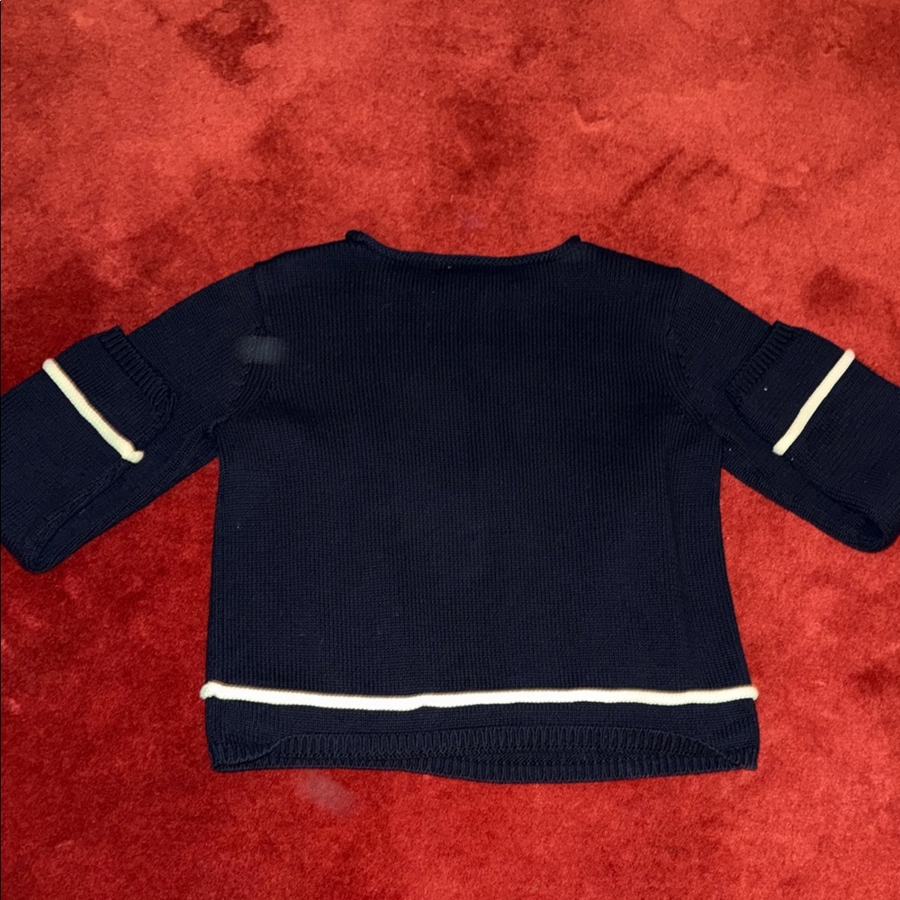 Liz Claiborne Navy & Boston Proper Cream Knit Cardigan Sale 2 for 1 Price - Picture 4 of 6